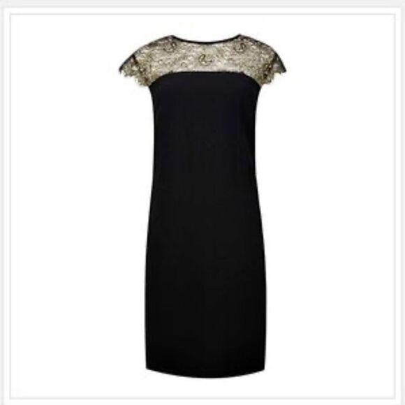✨NWT! Ted Baker LORENNE Lace Tunic Black Lace Dress - Picture 3 of 11